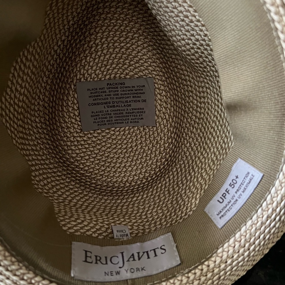 Eric Javits Fedora Hat with Checkered Band - Picture 5 of 7